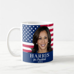 Caneca De Café Kamala Harris Para O Presidente 2024