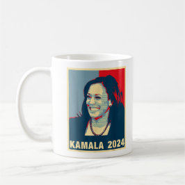 Caneca De Café Kamala Harris Presidente 2024 Vice-Presidente