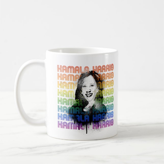 Caneca De Café Kamala Harris Pride (Esquerda)