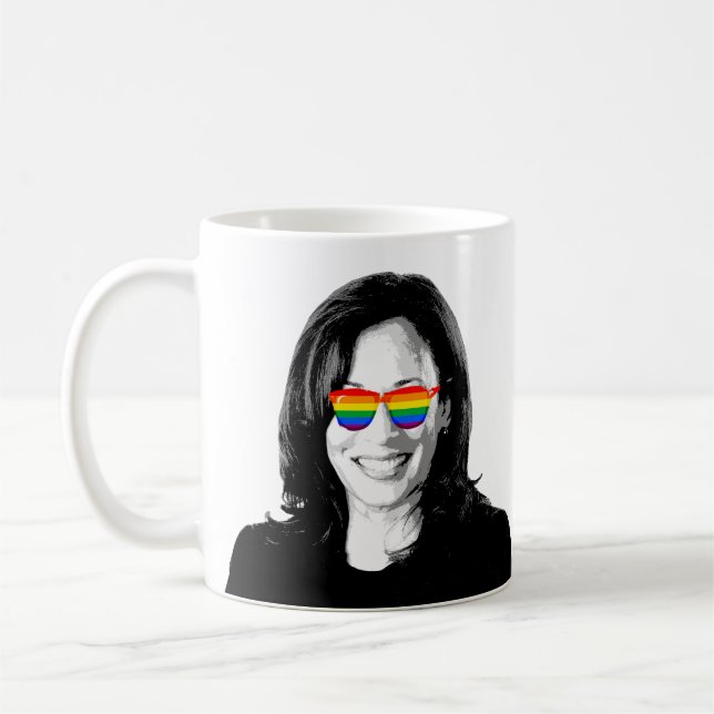 Caneca De Café Kamala Harris Pride 2024 (Esquerda)
