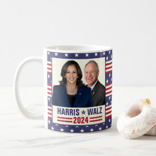 Caneca De Café Kamala Harris Tim Walz 2024 Presidente Vice Fotos