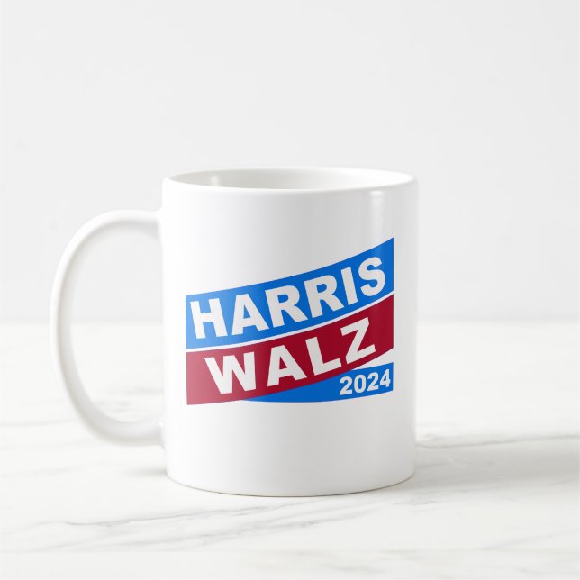 Caneca De Café Kamala Harris Tim Walz café 2024 (Esquerda)