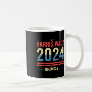 Caneca De Café Kamala Harris Tim Wheimer Obviamente Roupa Vote B