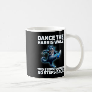 Caneca De Café Kamala Harris W 2024 Waltz Dance 2 Passos em frent