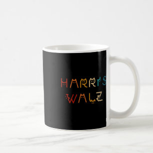 Caneca De Café Kamala Harris Walz Walz Waltz 2024 Cat Lettering P