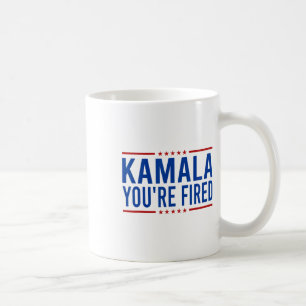 Caneca De Café Kamala Você está demitido 2024 Engraçado Donald Tr