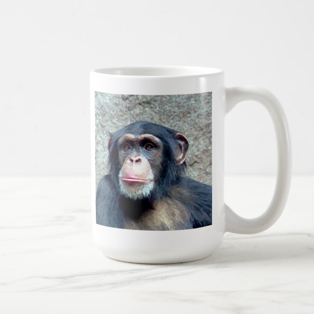 Caneca De Café Kamil Abi - Chimpanzee (Direita)