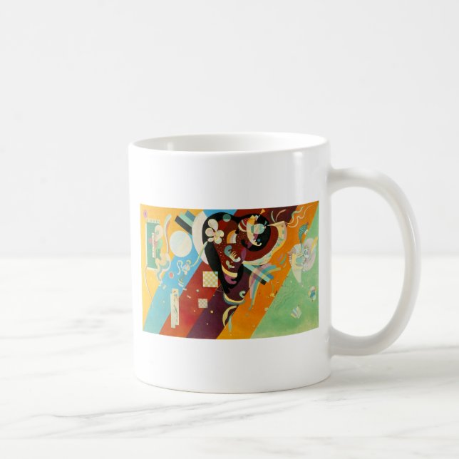 Caneca De Café Kandinsky Abstrato Compositor IX (Direita)