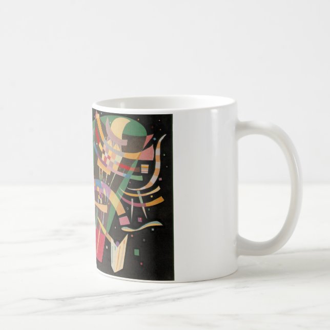 Caneca De Café Kandinsky Composition X Abstrato Trabalho de arte (Direita)