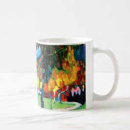 Caneca De Café Kandinsky - Estudo do outono em Oberau Mug