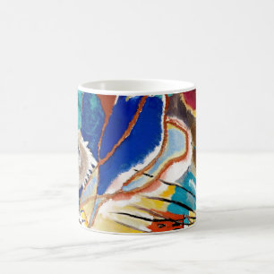 Caneca De Café Kandinsky Modern Abstrato Pintura