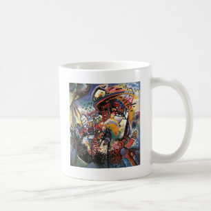 Caneca De Café Kandinsky Moscou I Cityscape Abstrato Painting