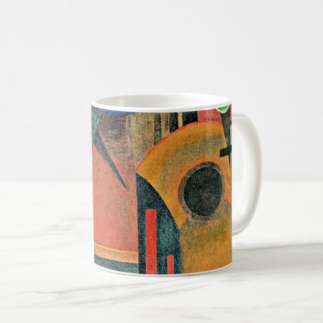 Caneca De Café Kandinsky - Silêncio Marrom (Frente Esquerda)