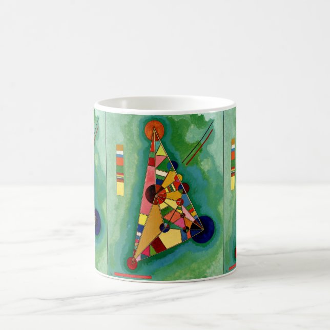 Caneca De Café Kandinsky - Triângulo Multicolorido (Centro)