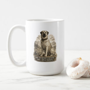 Caneca De Café Kangal – Ele Não Late, Ele Decide