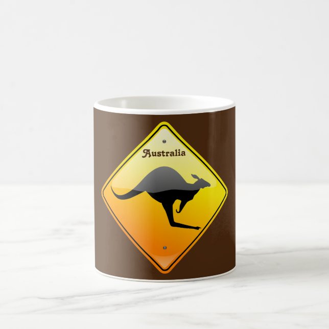 Caneca De Café Kangaroo da Austrália (Centro)