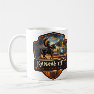 Caneca De Café Kansas City, Missouri Antigo