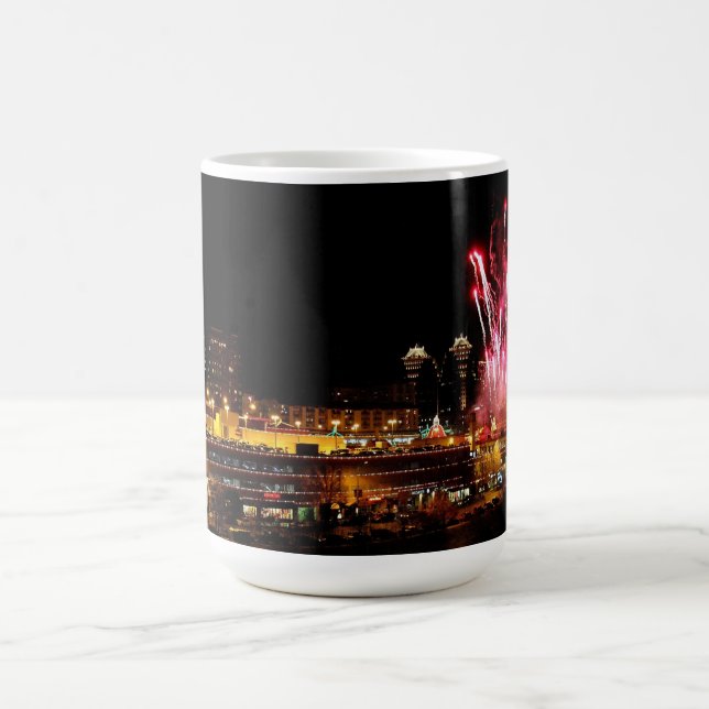 Caneca De Café Kansas City Plaza Lights, Fireworks Mug (Centro)