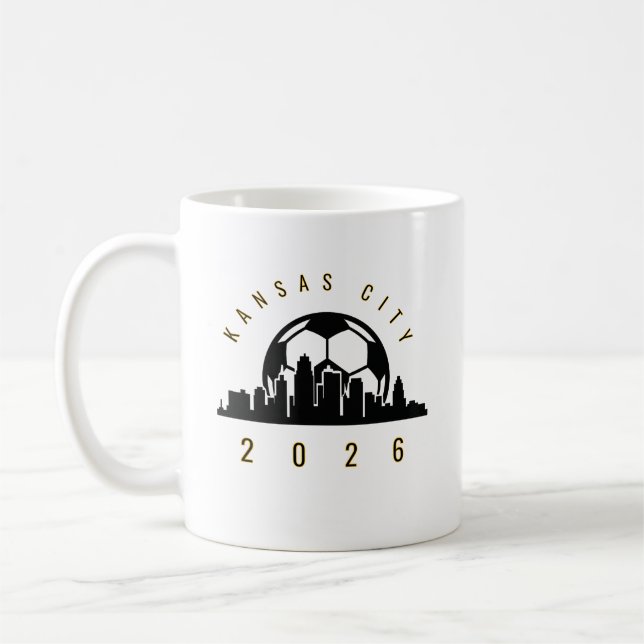 Caneca De Café KANSAS CITY SOCCER 2026 T-Shirt (Esquerda)