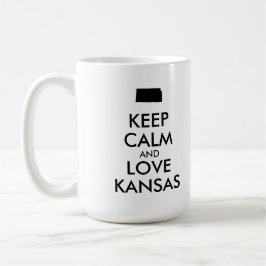 Caneca De Café KANSAS de MANUTENÇÃO e AMOR personalizáveis