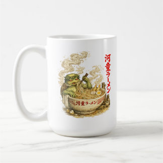 Caneca De Café Kappa Ramen Bath – Yokai Noodle Spirit