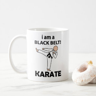 Caneca De Café Karate Eu Sou Uma Faixa Preta Karate