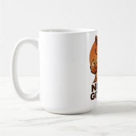 Caneca De Café Karate Fox - Never Give Up Motivational japanese 