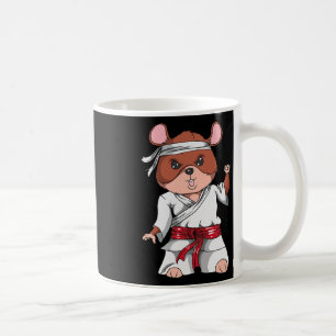Caneca De Café Karate Hamster Kickboxing Arte Marcial Jiu Jitsu F