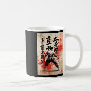 Caneca De Café Karate Kyokushin Caligrafia Japonesa Artes Marciai