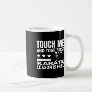Caneca De Café Karate Lição Para Treinador Livre Funny Karateka