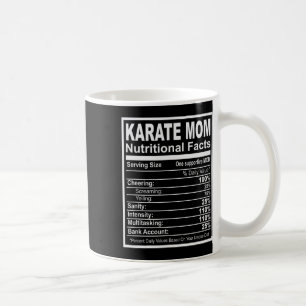 Caneca De Café Karate Mãe Fatos Nutricionais