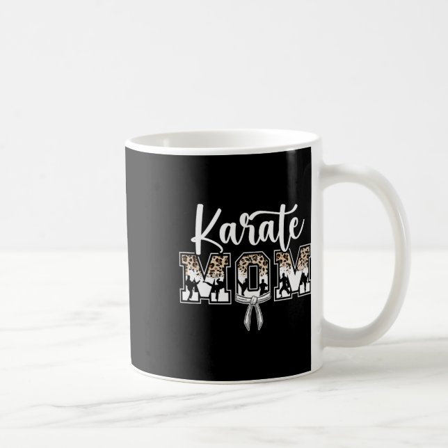 Caneca De Café Karate Mãe Karate Mama Karate Mãe (Direita)