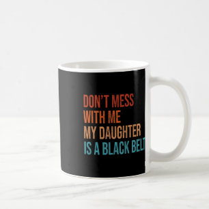 Caneca De Café Karate Mamãe Minha Filha É Uma Arte Marcial Negra