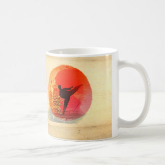 Caneca De Café karate man Mug