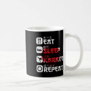 Caneca De Café Karate Martial Arts Japonês Sun Come No Sono Karat