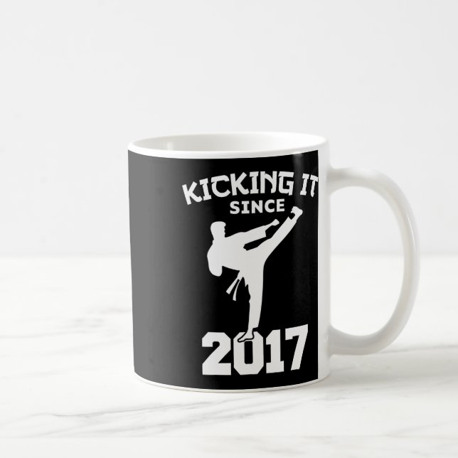Caneca De Café Karate Martirizam Desde Engraçado Kid Bir (Direita)