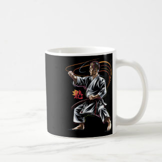 Caneca De Café Karate Master Em Ação Para Ventiladores De Artes M