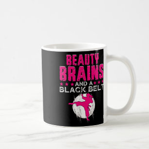 Caneca De Café Karate Shirt Beauains E Black Belt Engraçados