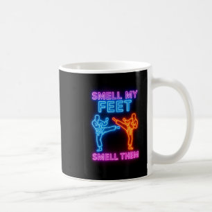 Caneca De Café Karate Taekwondo Cheire Meus Pés Engraçado