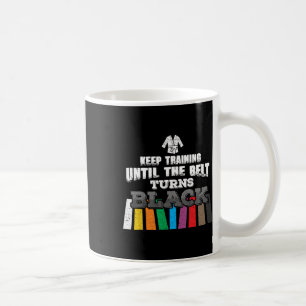 Caneca De Café Karate Taekwondo - Continue Treinando Até O Belt T