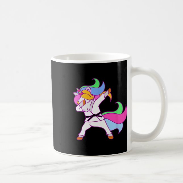Caneca De Café Karate Unicorn Karatecorn Girls (Direita)