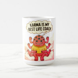 Caneca De Café Karma é minha melhor treinadora de vida