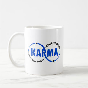 Caneca De Café Karma - O que acontece volta (v2)