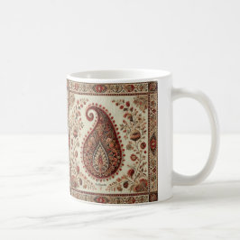 Caneca De Café Kashmiri Badaam Motif Embroiderme Design