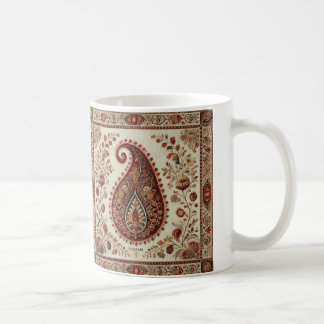 Caneca De Café Kashmiri Badaam Motif Embroiderme Design