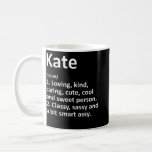 Caneca De Café KATE Definição Nome Personalizado Funny Birthday G<br><div class="desc">KATE Definição Nome Personalizado Funny Birthday Idea</div>