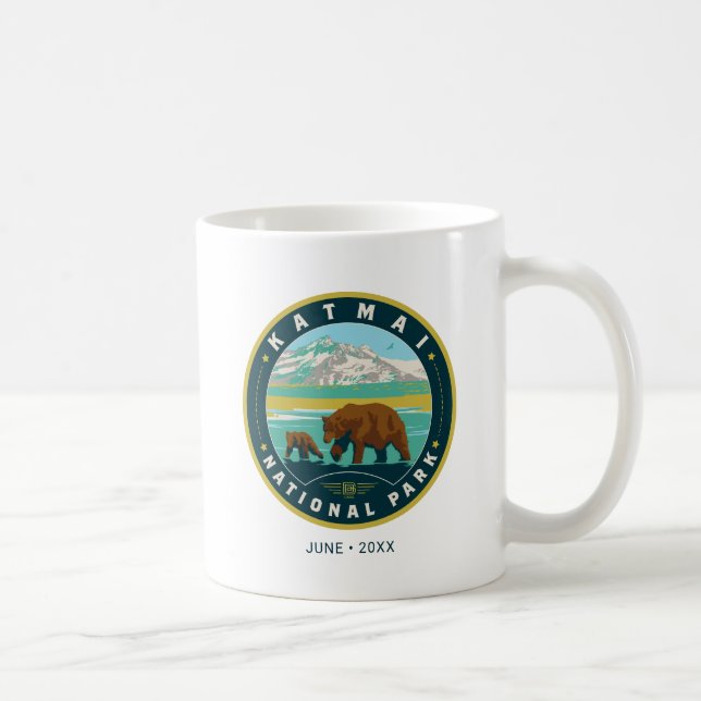 Caneca De Café Katmai National Park (Direita)