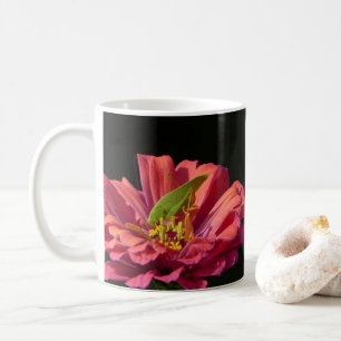 Caneca De Café Katydid na Zinnia
