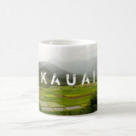 Caneca De Café Kauai, cena da paisagem no Havaí