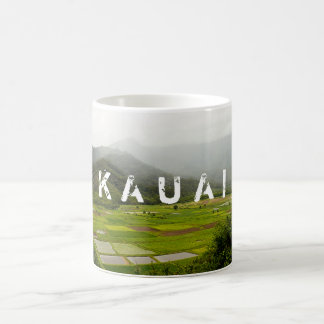 Caneca De Café Kauai, cena da paisagem no Havaí